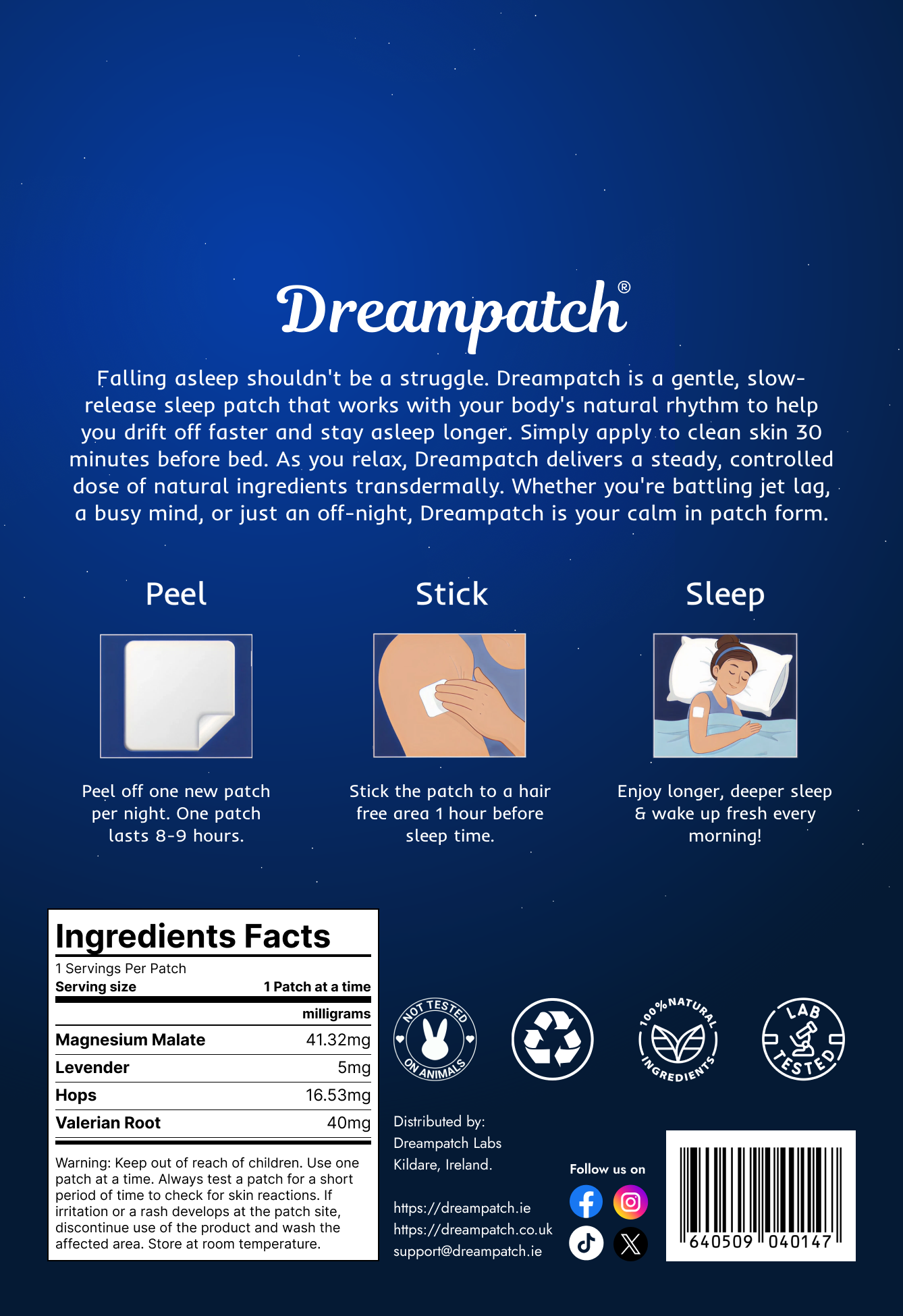 Dreampatch Sleep Patches (30)